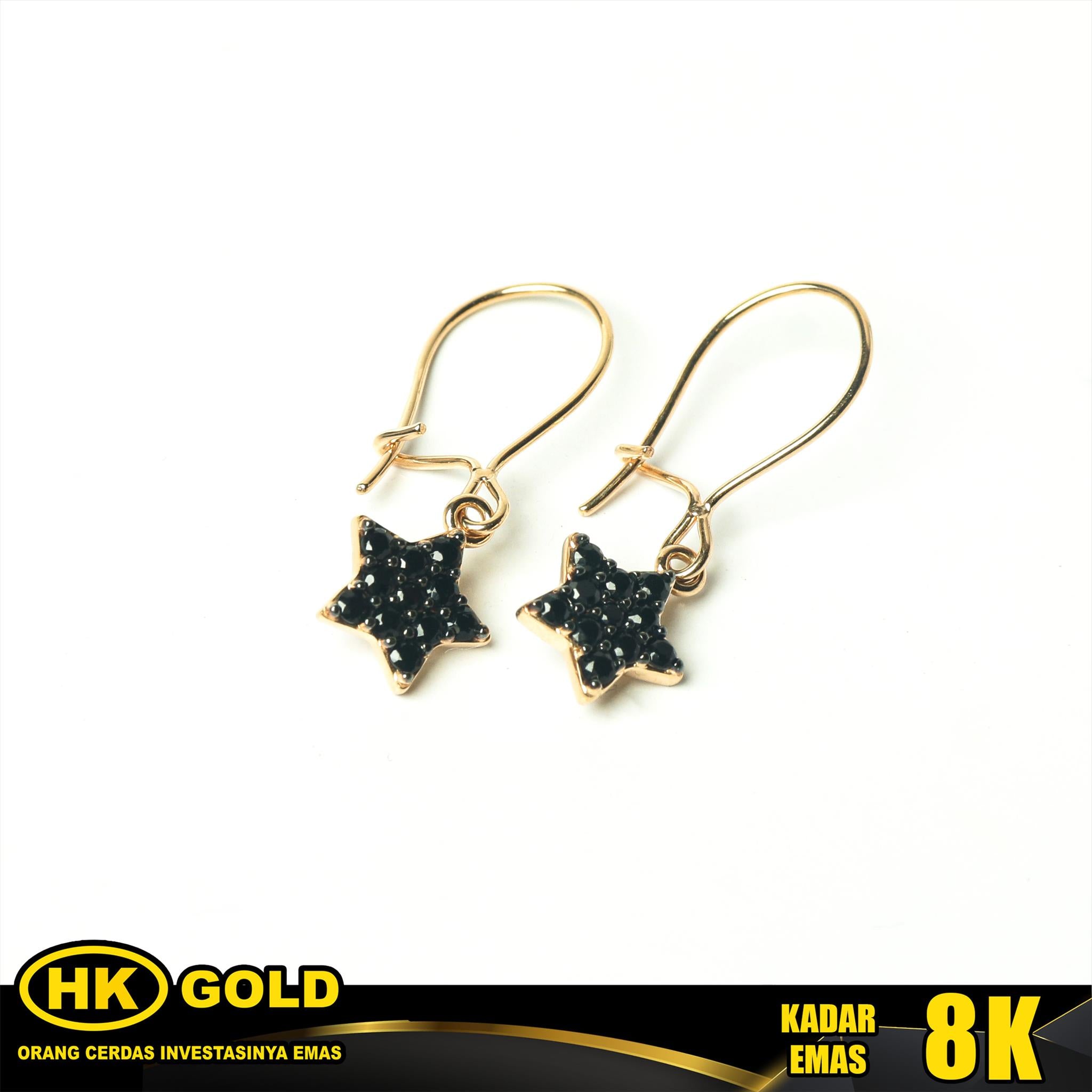 Anting Emas 8K Type 319 HK GOLD