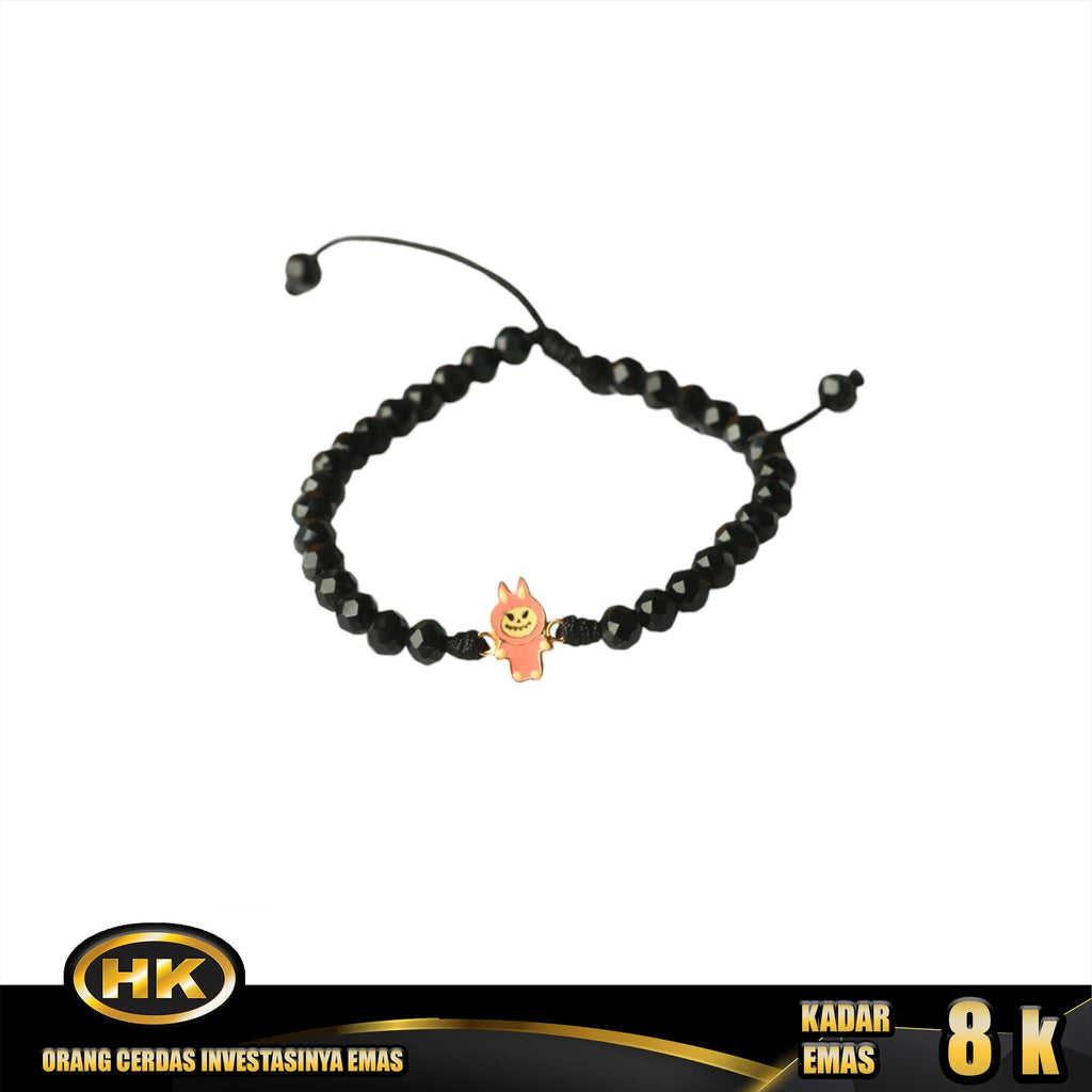 HK MUSTIKA - GELANG EMAS 8K - Type 897 GODIVA LABUBU ANAK