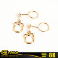 Giwang Emas 8K Tusuk Wanita Type 394 HK GOLD