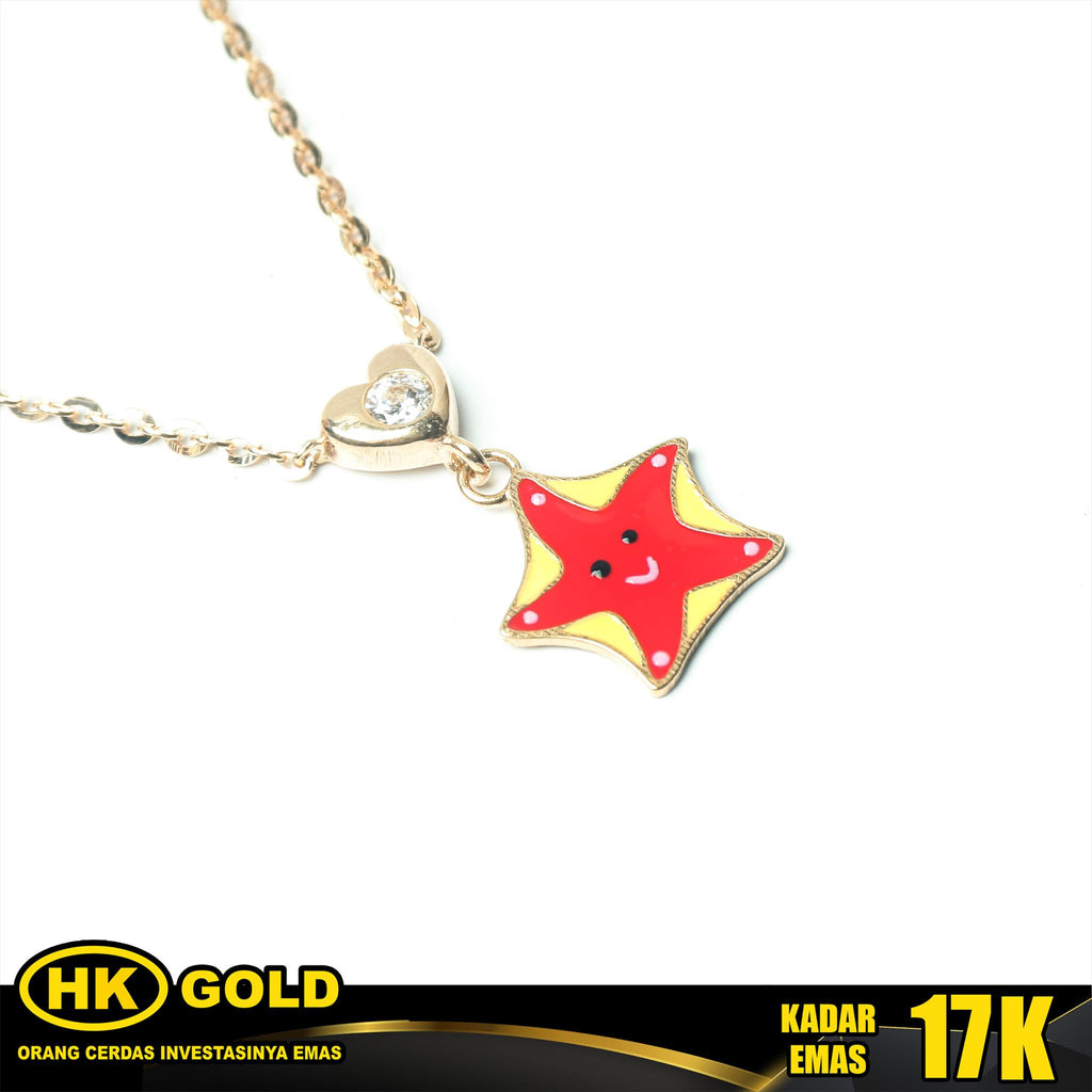 Kalung Emas 17K Type 633 Anak HK GOLD