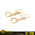 Anting Emas 17K Type 217 HK GOLD