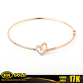 Gelang Emas 17K Bangle Wanita Type 1184 HK GOLD