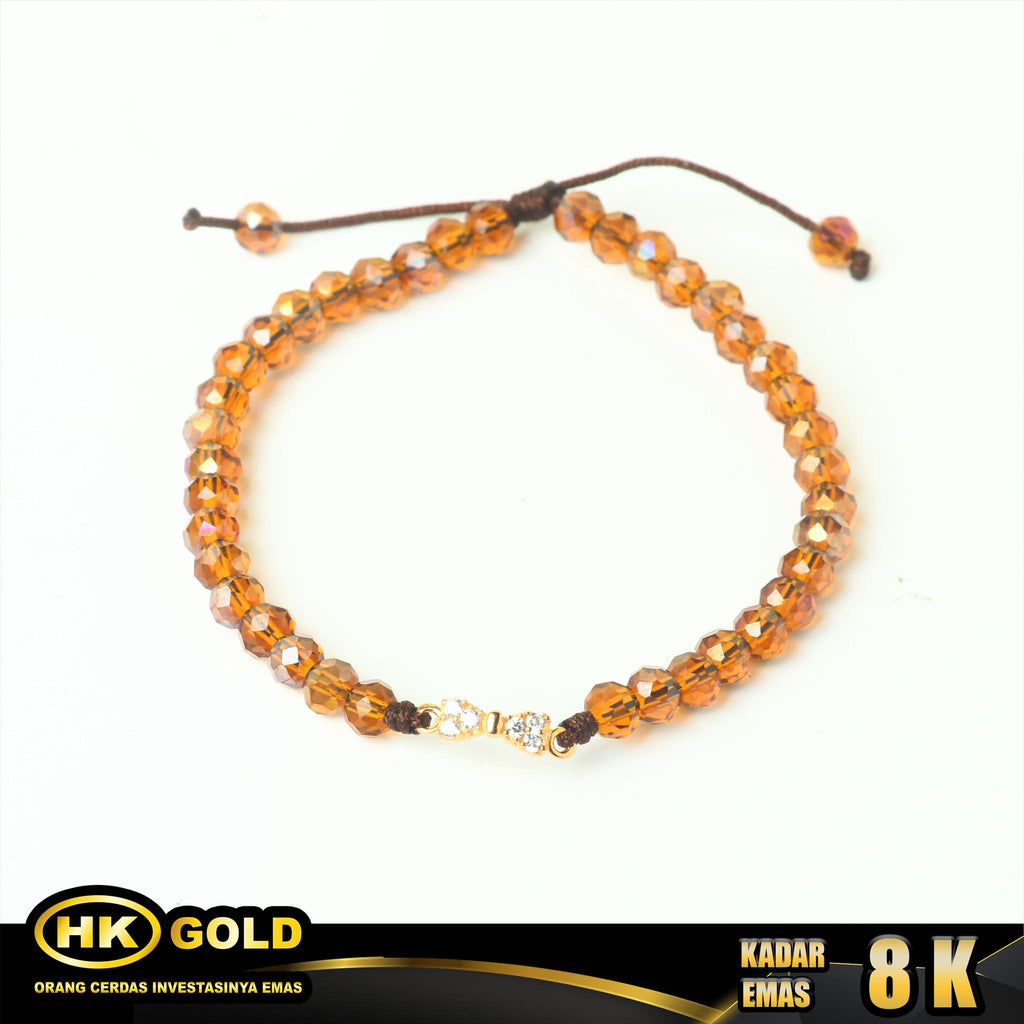 HK MUSTIKA GOLD - GELANG EMAS 8K - Type 1283 GODIVA
