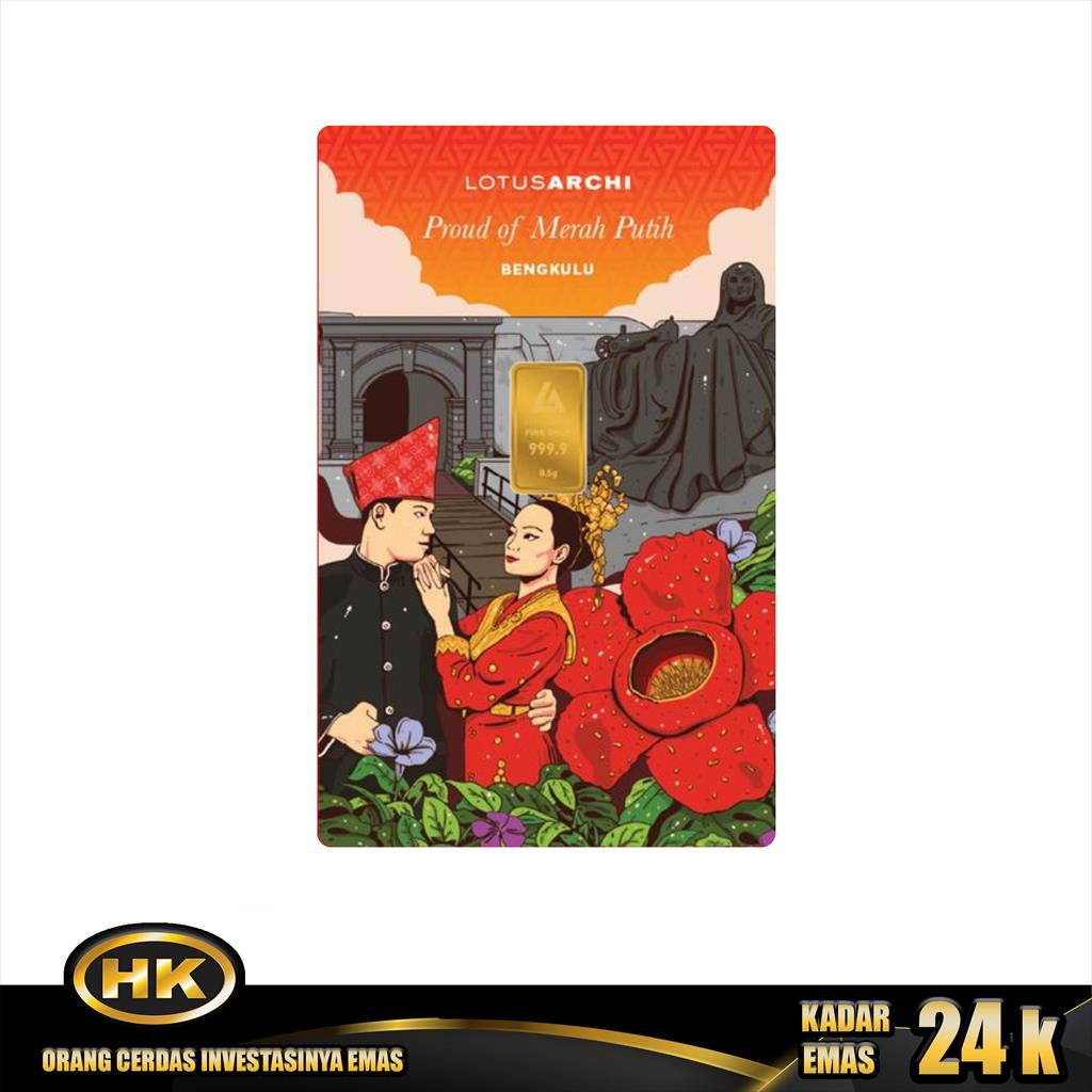 HK Mustika Gold - Logam Mulia  24K - 2 LOTUS ARCHI PROVINSI