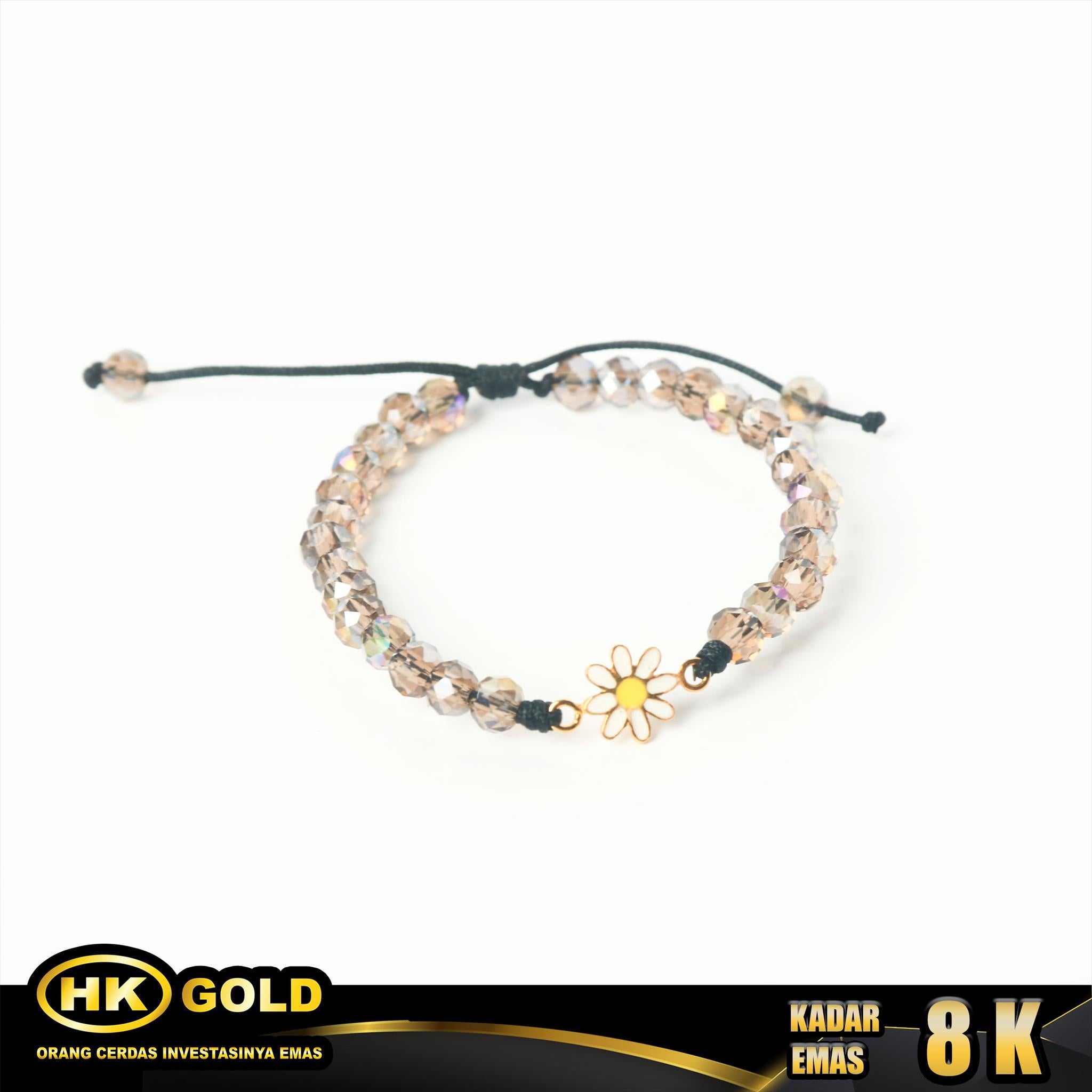HK MUSTIKA - GELANG EMAS  8K - TYPE 1253 GODIVA ANK