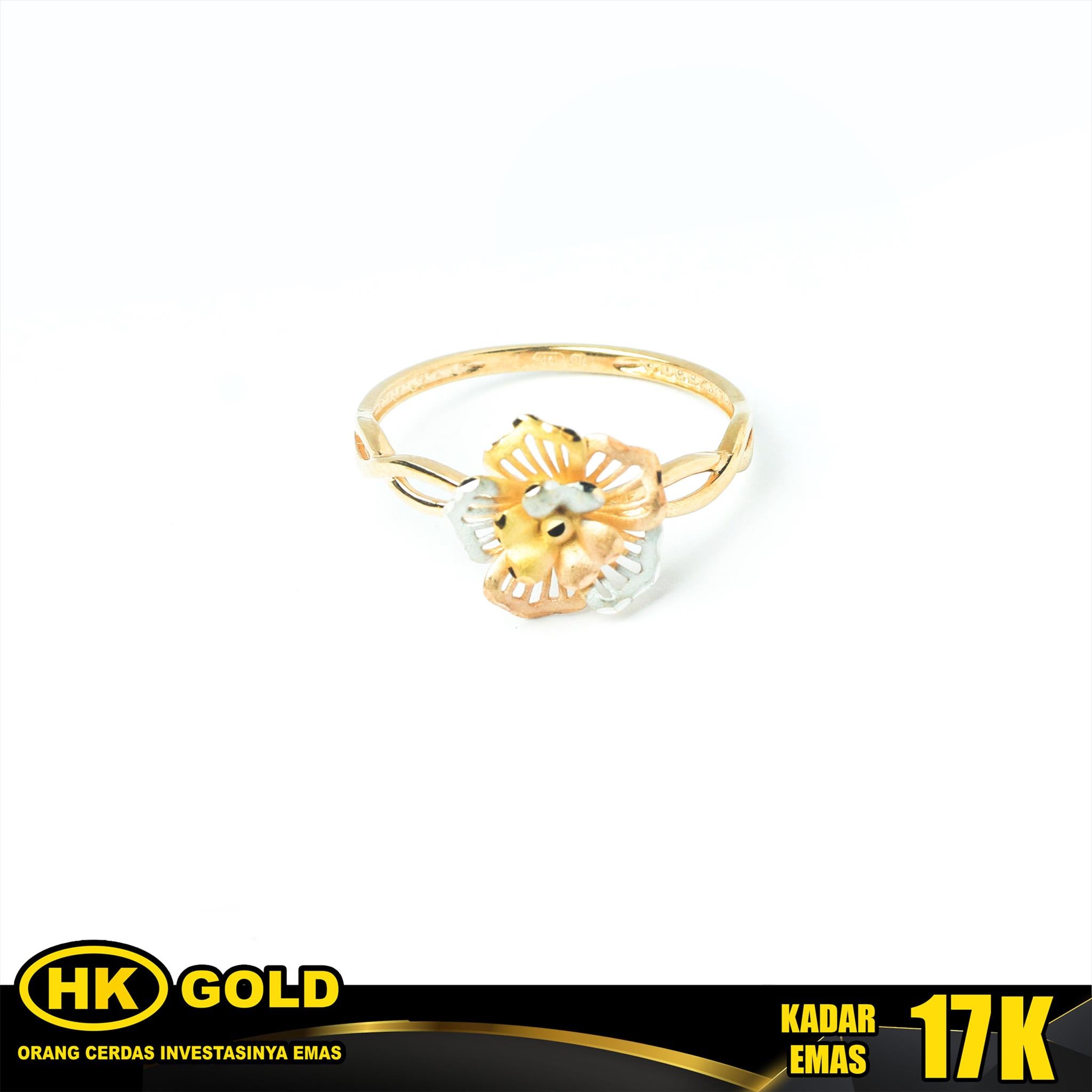 Cincin Emas 17K Type 961 HK GOLD