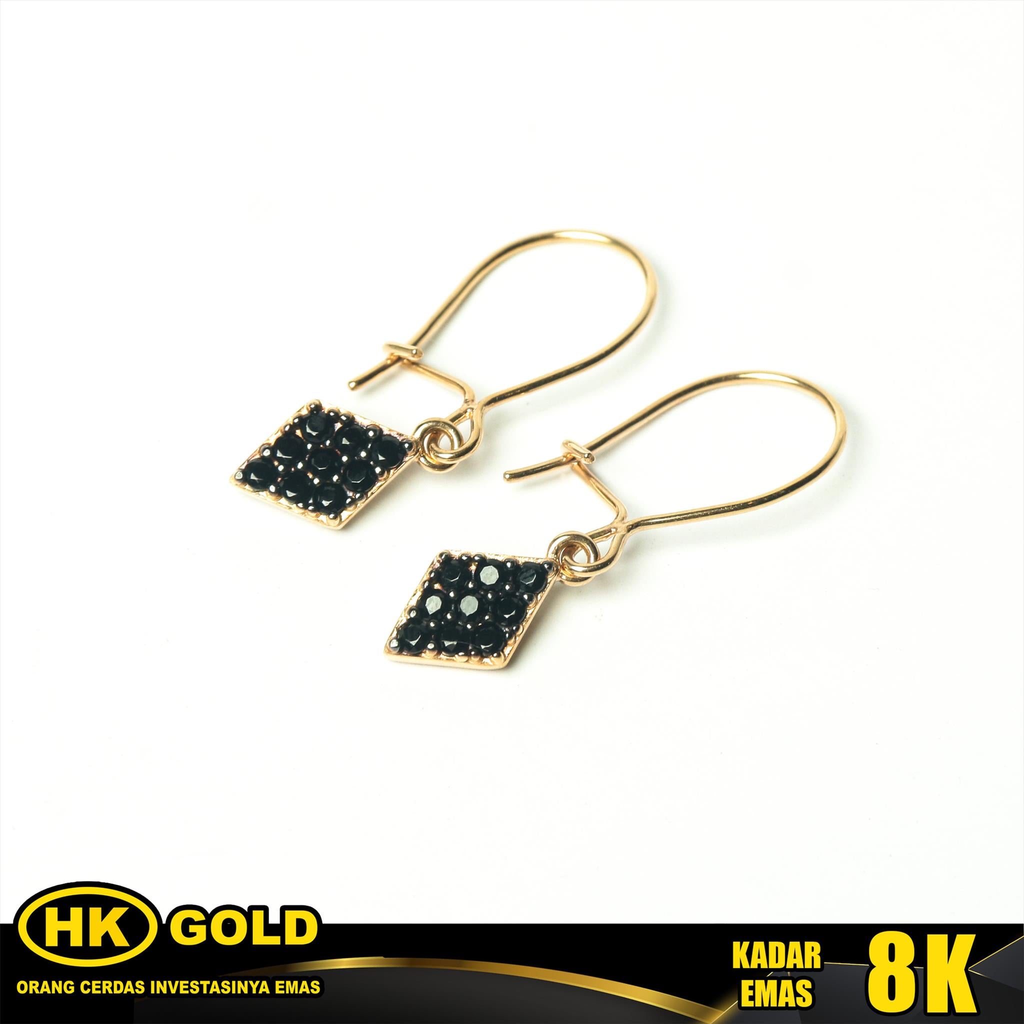 Anting Emas 8K Type 319 HK GOLD