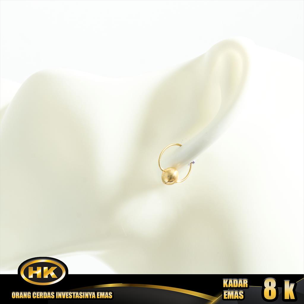 Anting Emas 8K - Tindik 