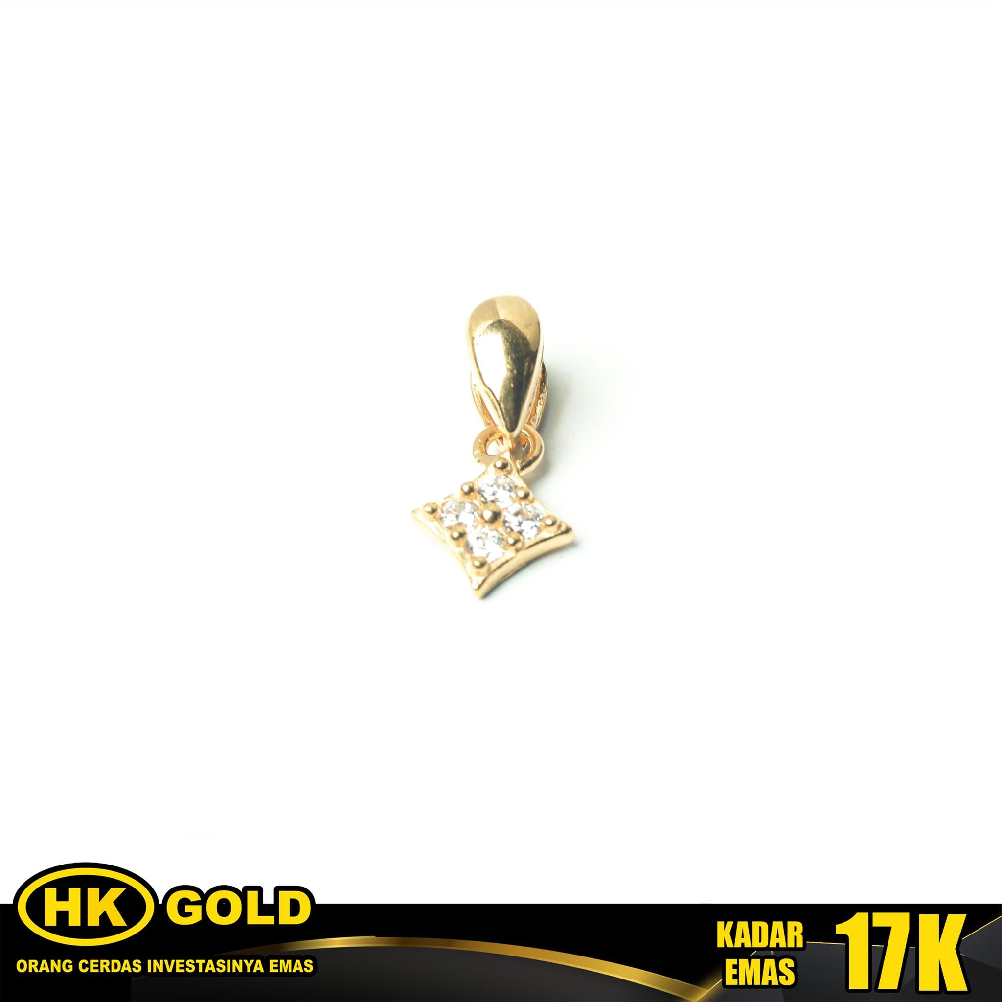 Liontin Emas 17K Type 202 HK GOLD
