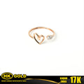 Cincin Emas 17K Wanita Type 1032 HK GOLD
