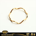 HK Mustika Gold - Cincin Emas 8K - Type 439 Gelombang
