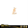 Liontin Emas 17K Type 192 Huruf 2 HK HOLD