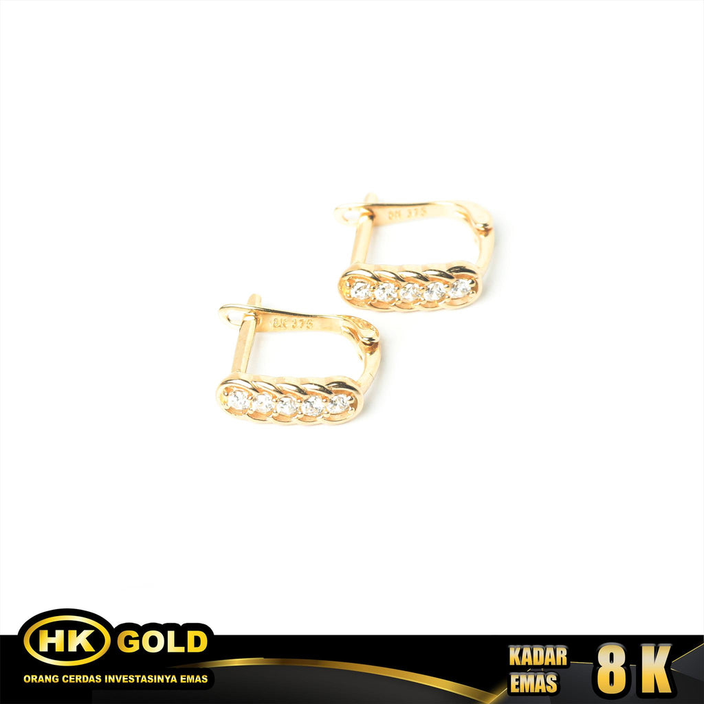 Anting Emas 8K Type 275 HK GOLD