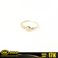 Cincin Emas 17K Wanita Type 1002 HK GOLD