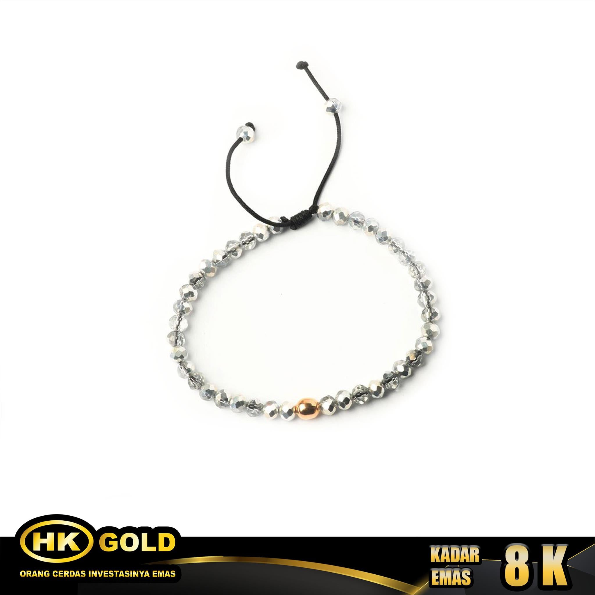 HK Mustika Gold - Gelang Emas  8K - Type 679 Godiva