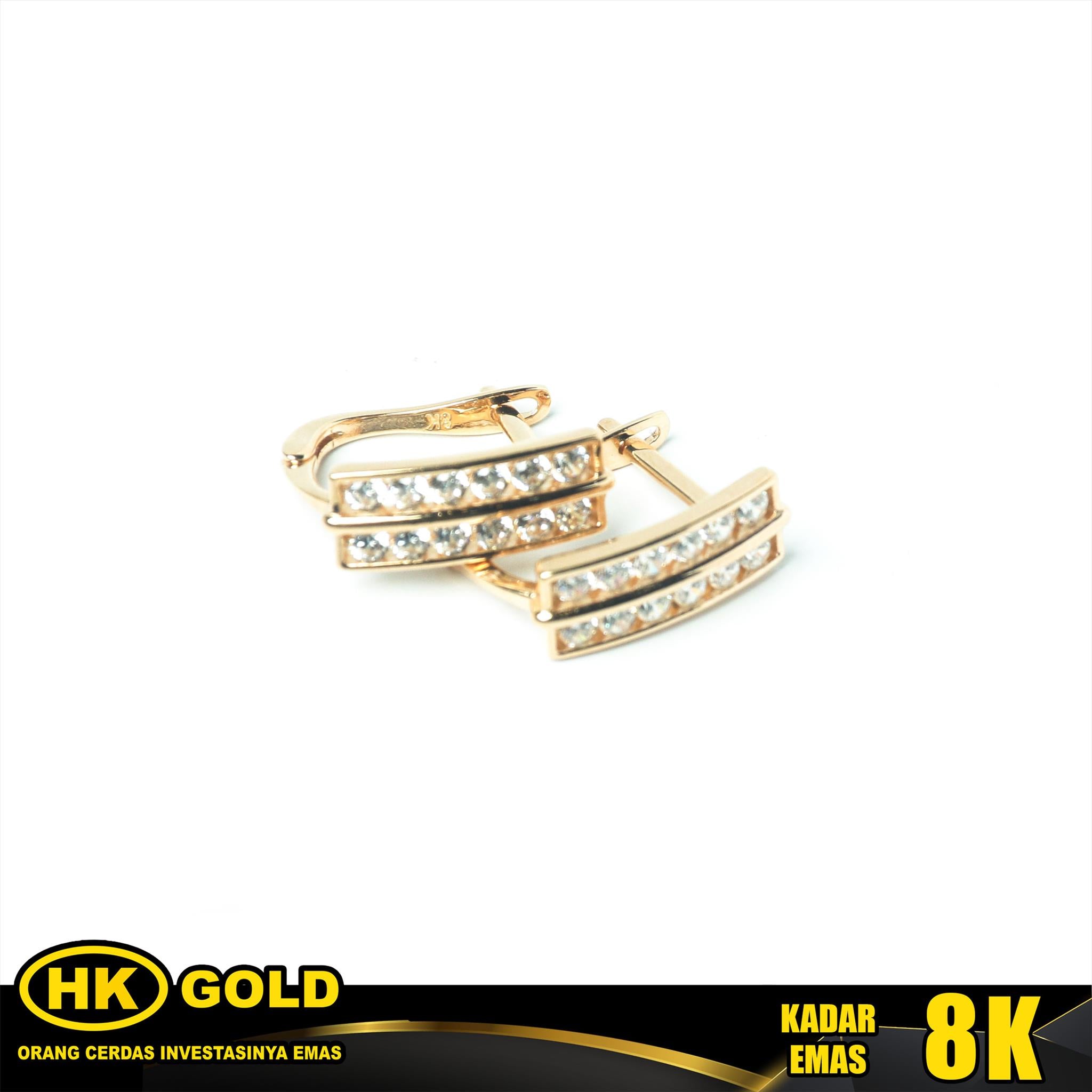 Anting Emas 8K Type 311 HK GOLD