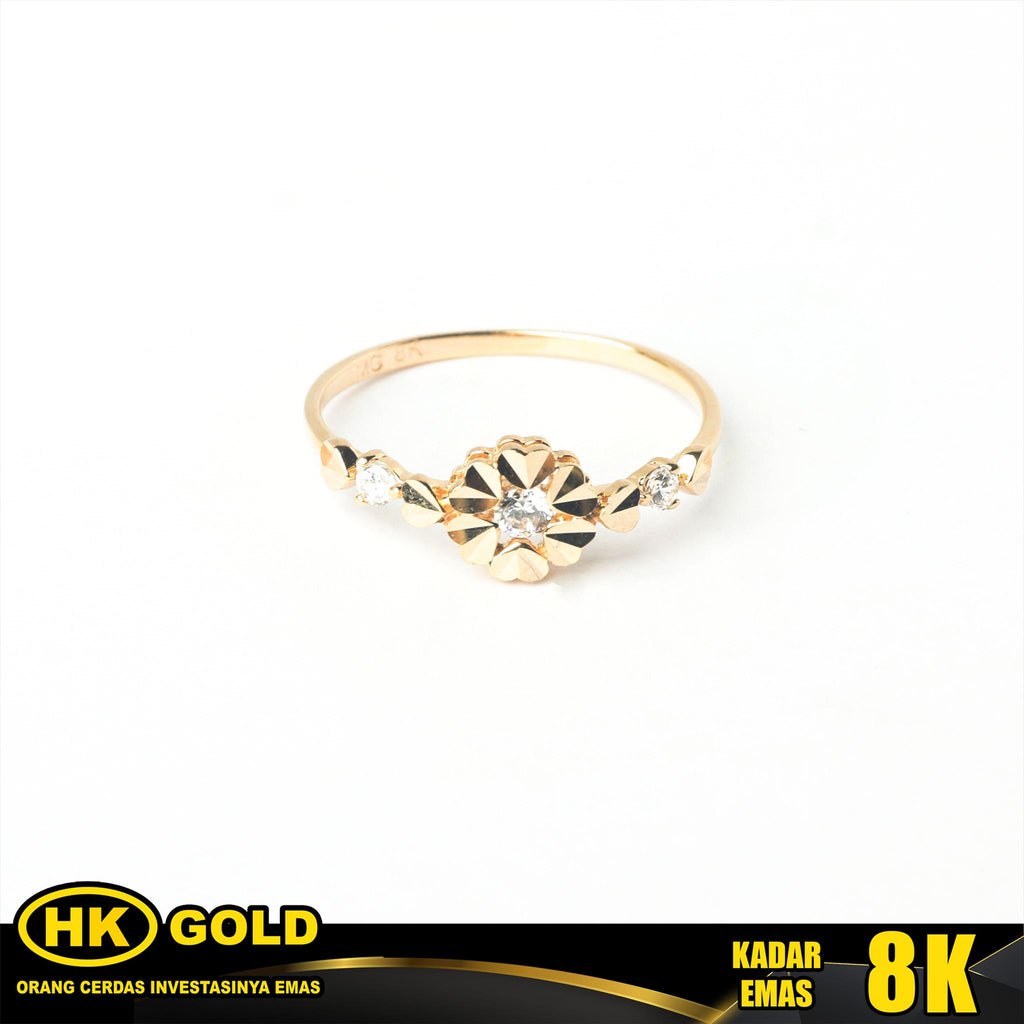 Cincin Emas 8K Wanita Type 1809 HK GOLD