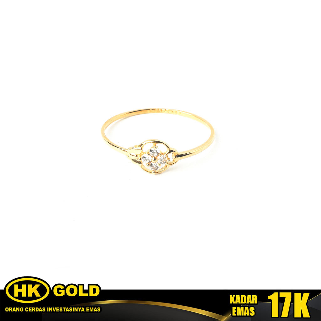Cincin Emas 17K Wanita Type 1003 HK GOLD