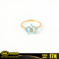 Cincin Emas 17K Wanita Type 1010 HK GOLD
