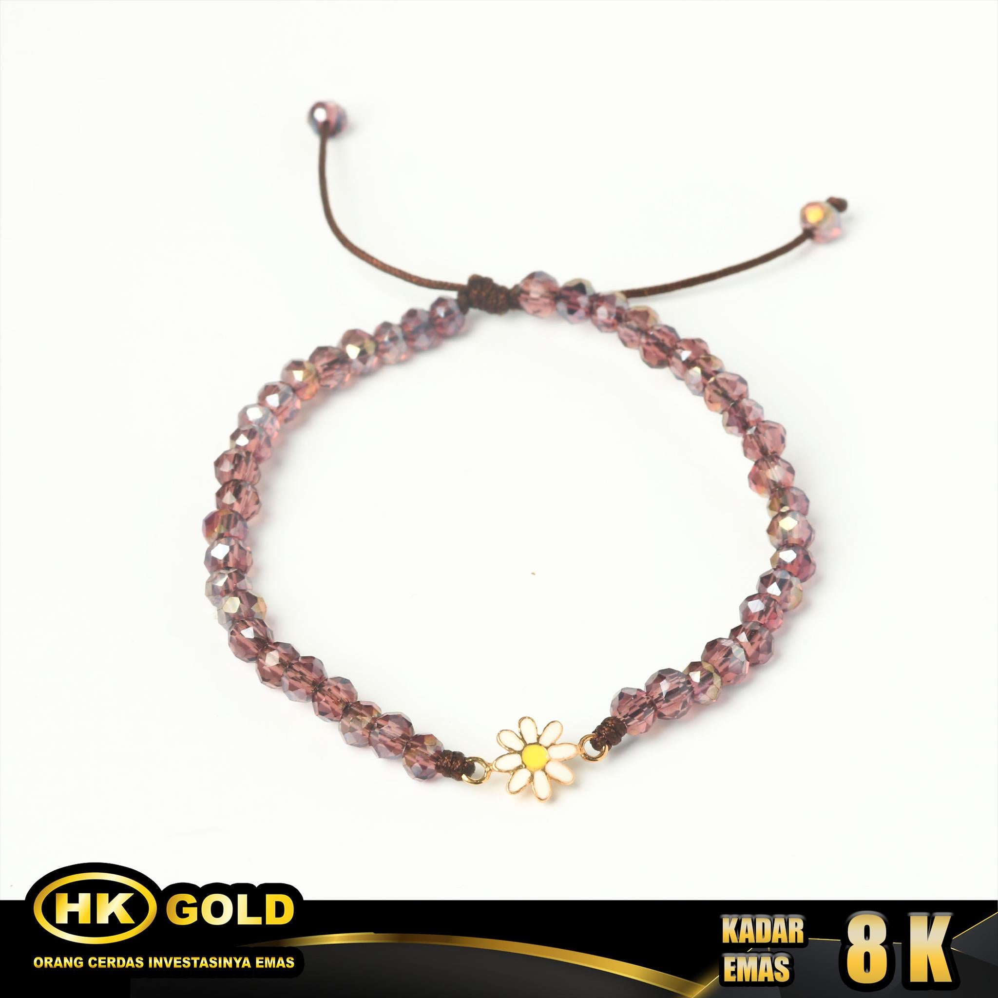 HK MUSTIKA - GELANG EMAS  8K - TYPE 1253 GODIVA ANK
