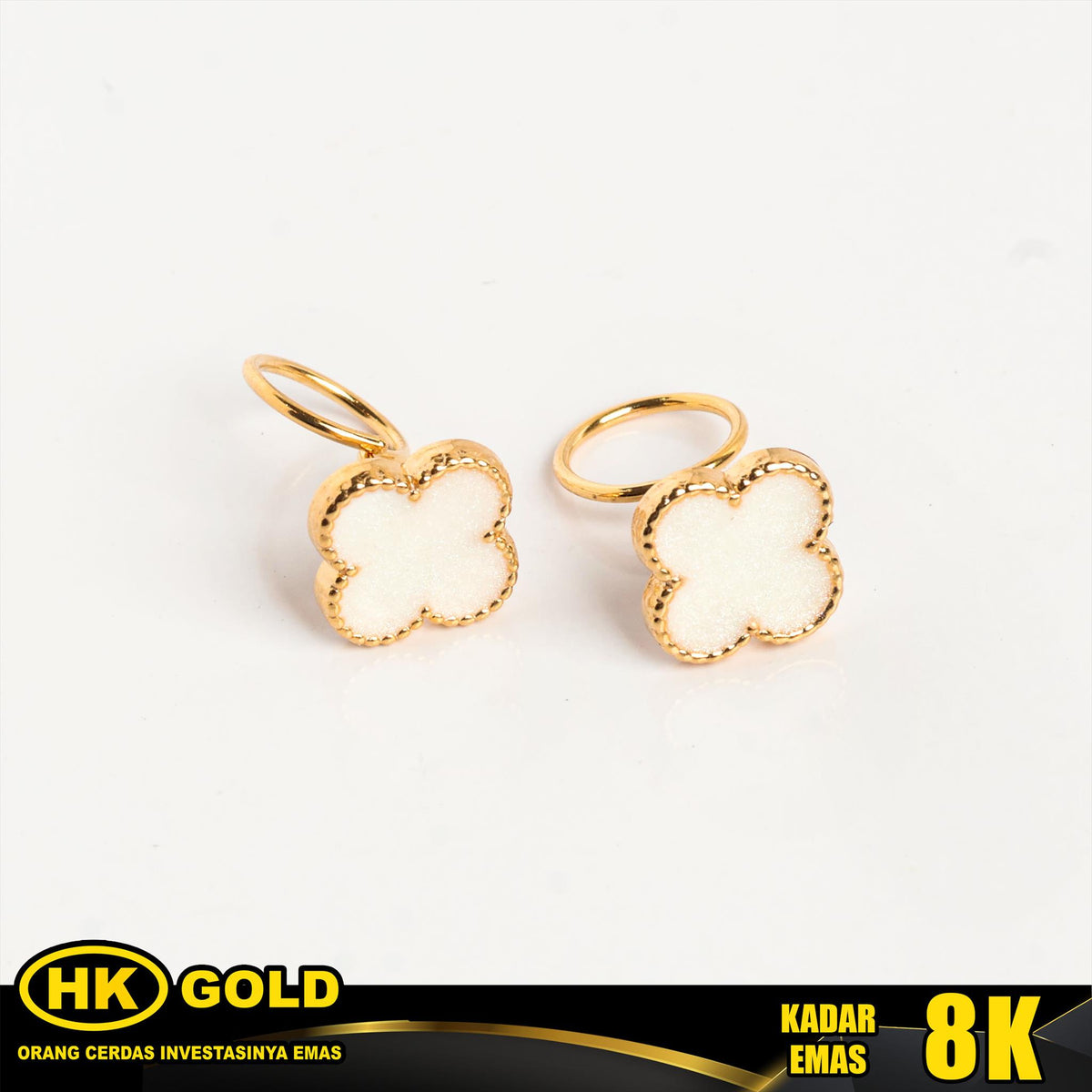 Giwang Emas 8K Tusuk Wanita Type 383 HK GOLD