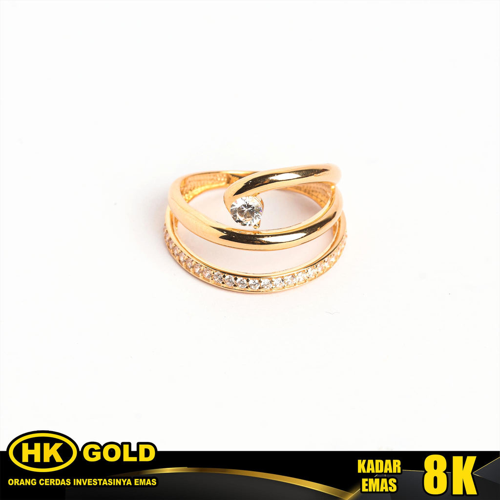 Cincin Emas 8K Wanita Type 2048 HK GOLD