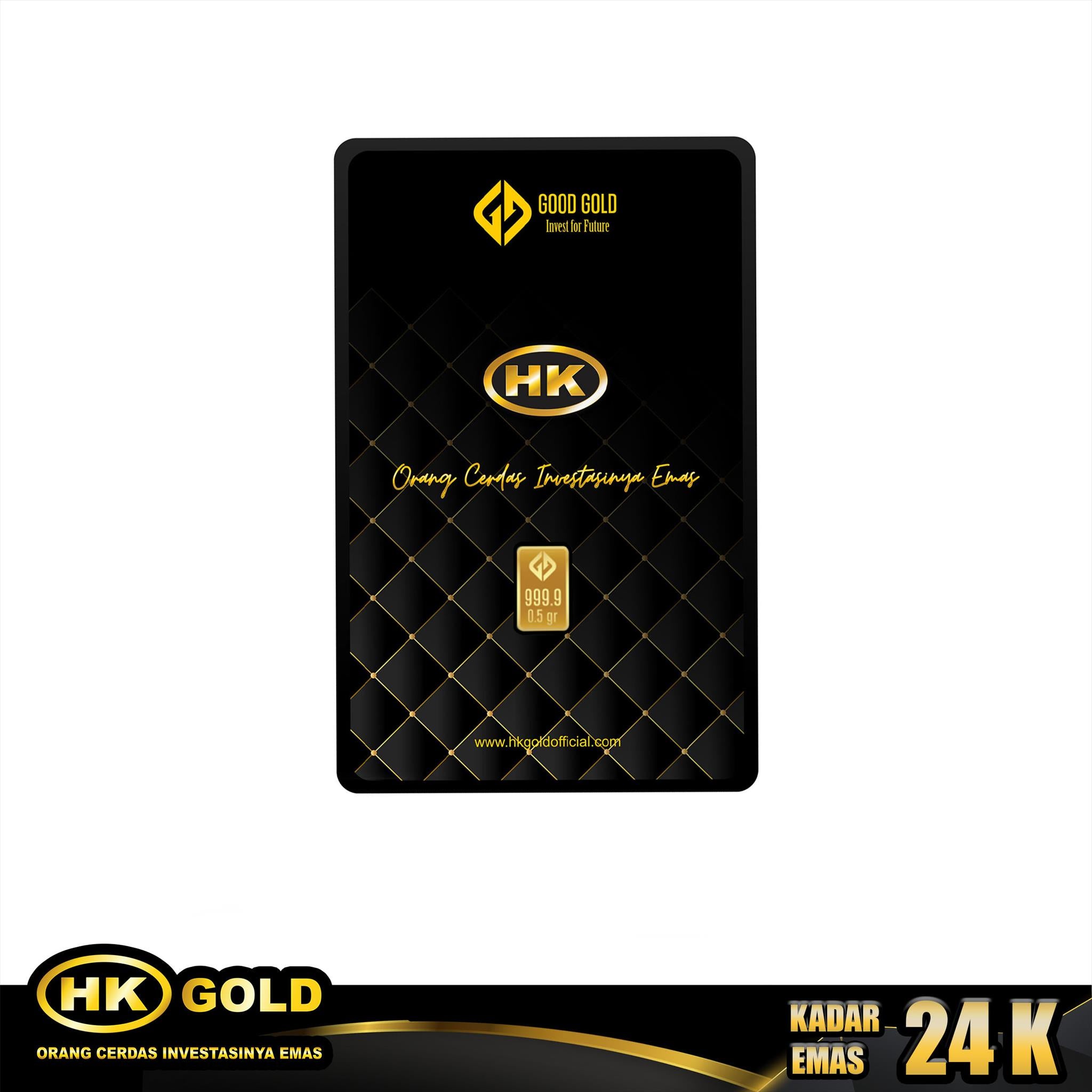 Logam Mulia 24K Logam Mulia 0.500 Gram GGI HK GOLD