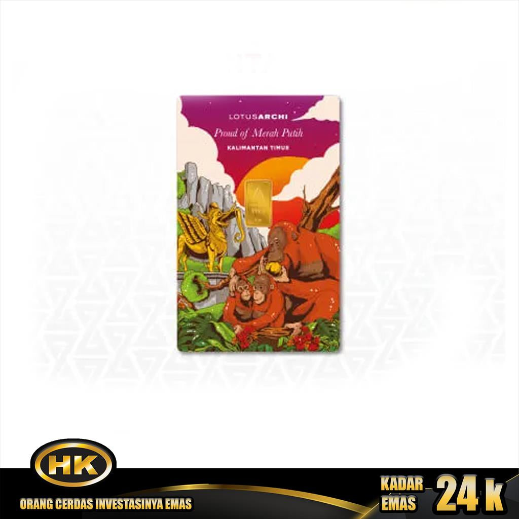 HK Mustika Gold - Logam Mulia  24K - 2 LOTUS ARCHI PROVINSI