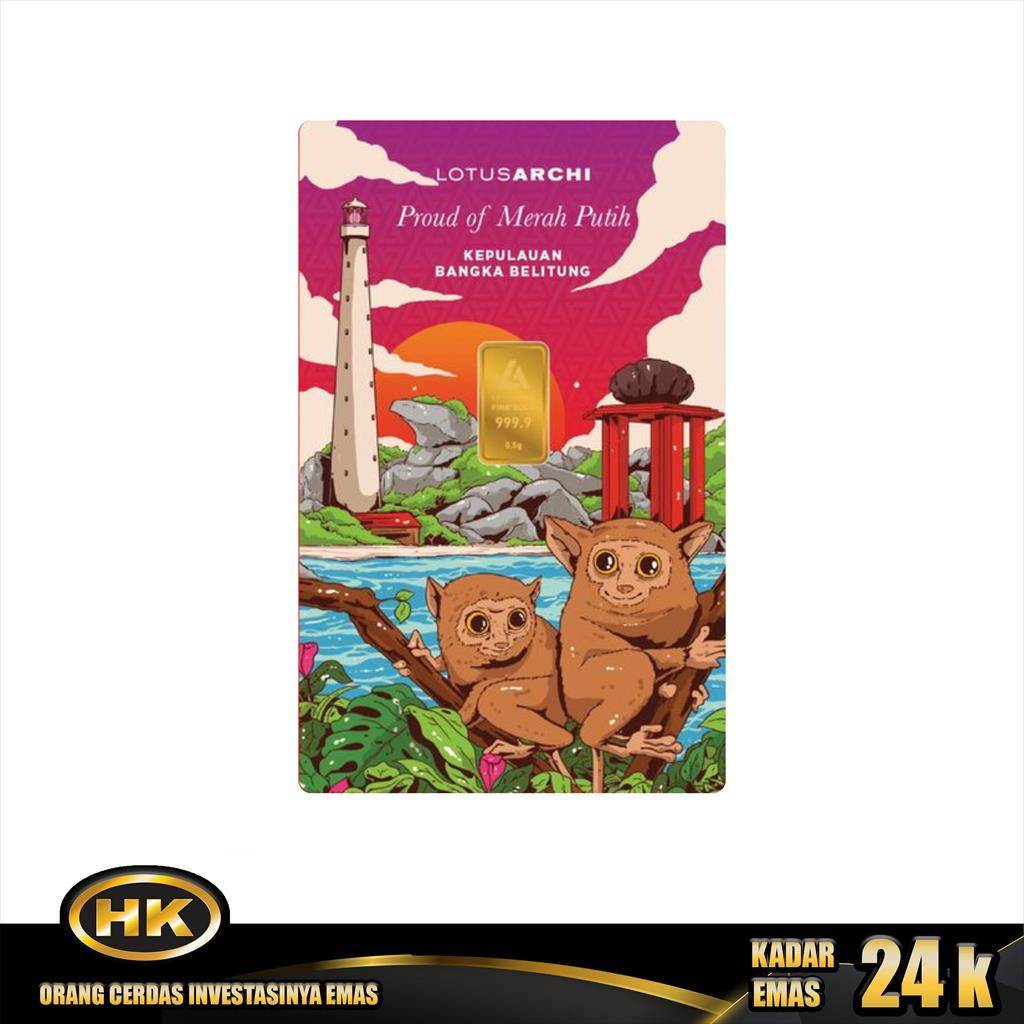 HK Mustika Gold - Logam Mulia  24K - 2 LOTUS ARCHI PROVINSI