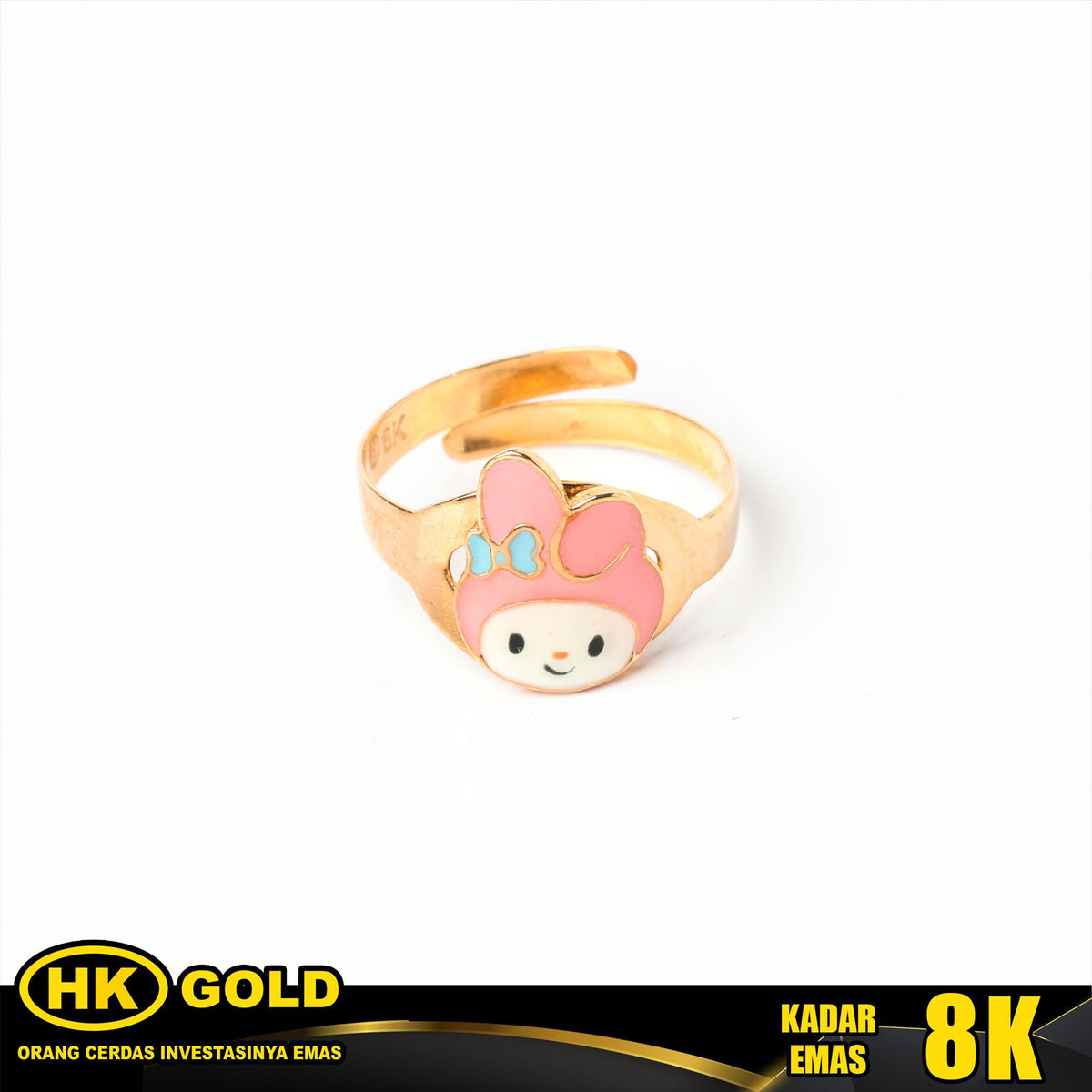 Cincin Emas 8K Wanita Anak Type 2017 HK GOLD