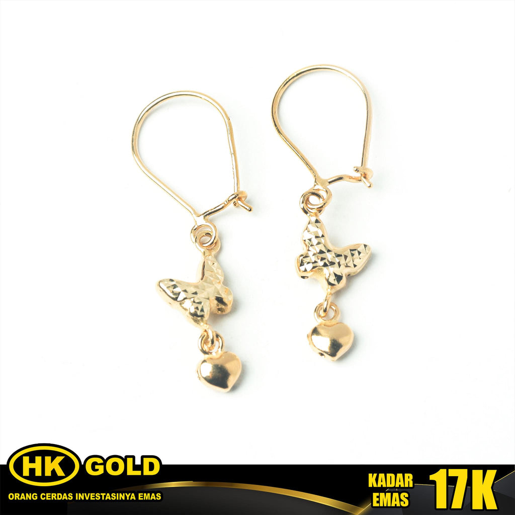 Anting Emas 17K Type 231 HK GOLD