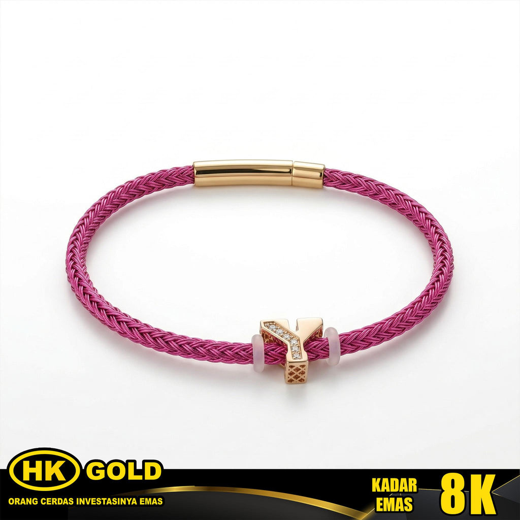 Gelang Emas 8K Rajut Wanita Type 2310 HK GOLD