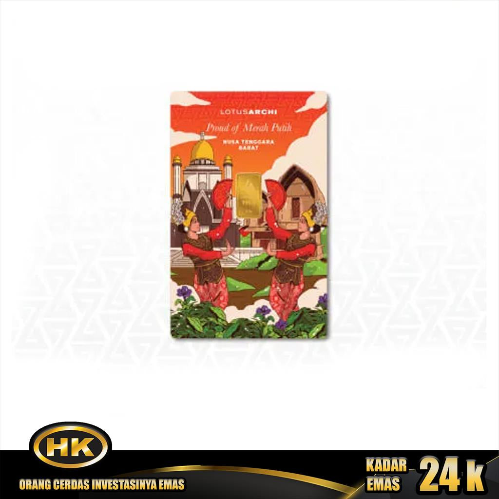 HK Mustika Gold - Logam Mulia  24K - 2 LOTUS ARCHI PROVINSI