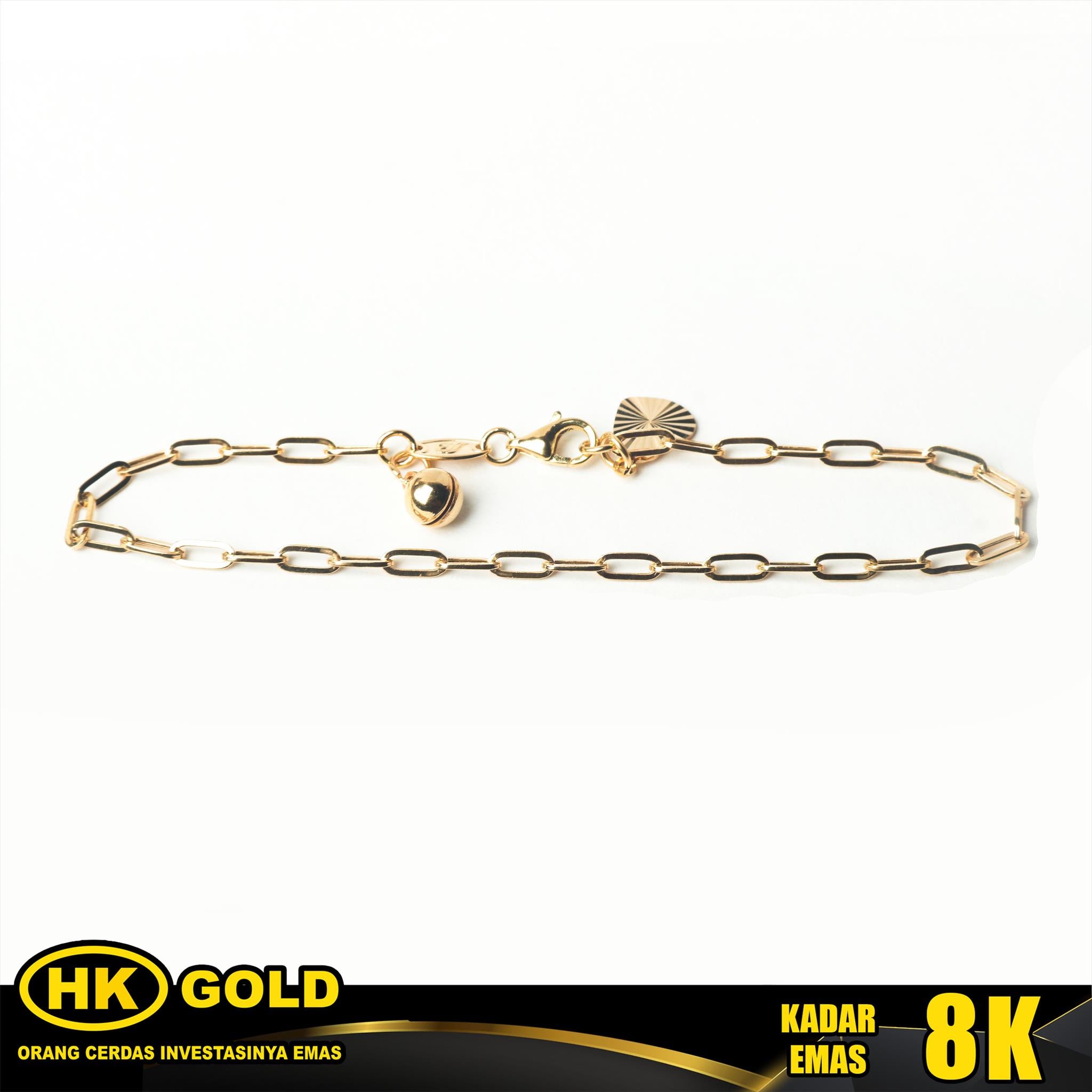 Gelang Emas 8K Bracelet Wanita Type 2344 HK GOLD