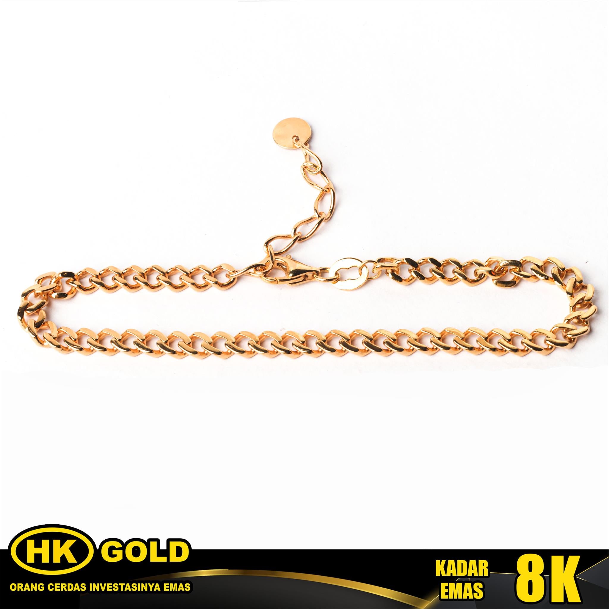 Gelang Emas 8K Bracelet Wanita Type 2395 HK GOLD