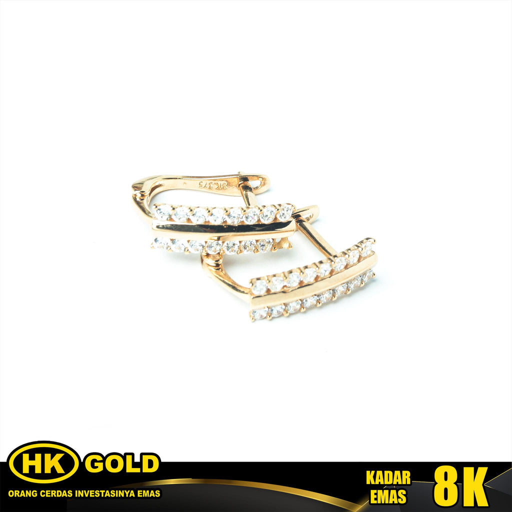 Anting Emas 8K Type 311 HK GOLD