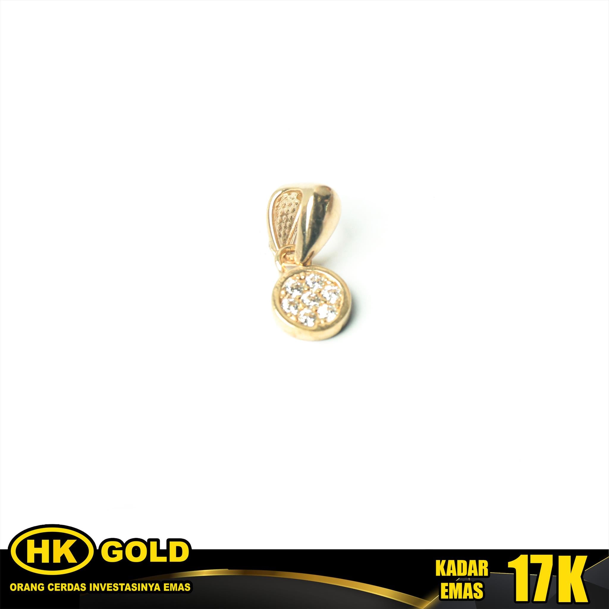 Liontin Emas 17K Type 202 HK GOLD