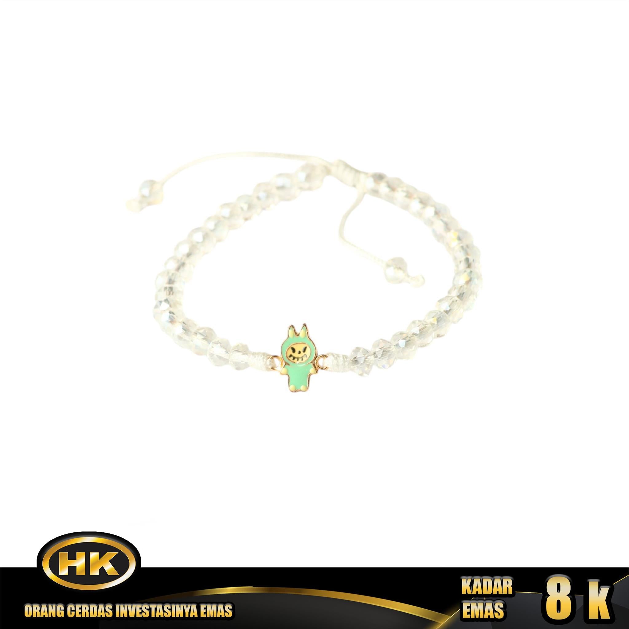 HK MUSTIKA - GELANG EMAS 8K - Type 897 GODIVA LABUBU ANAK