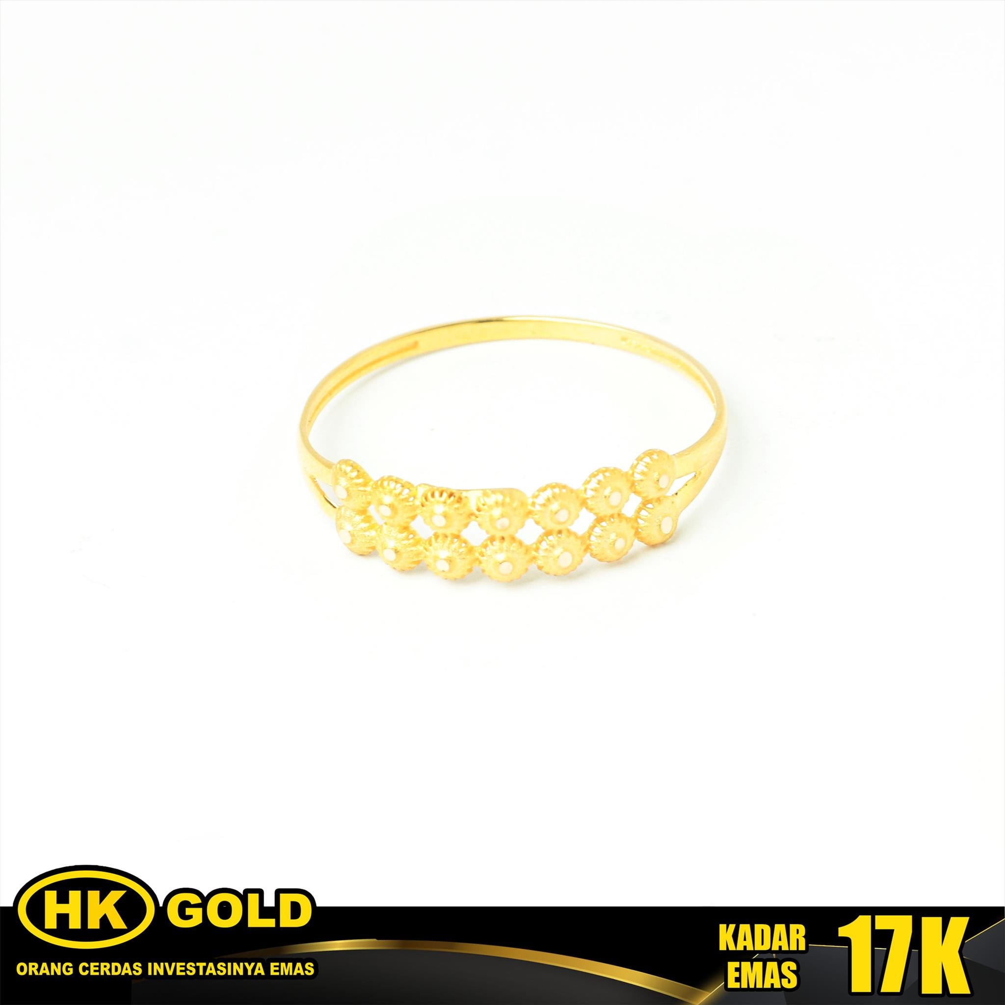 Cincin Emas 17K Type 962 HK GOLD