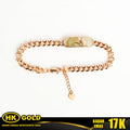 Gelang Emas 17K Bracelet Wanita Type 1322 HK GOLD