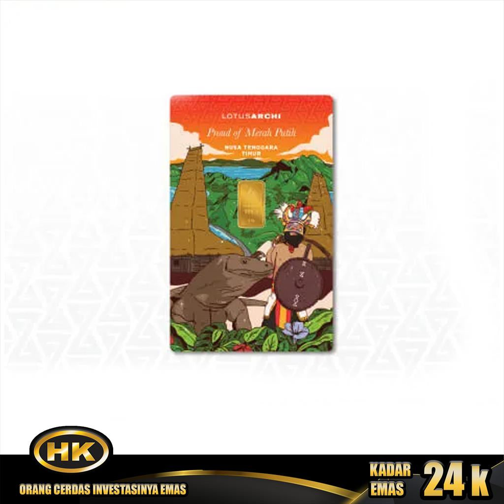 HK Mustika Gold - Logam Mulia  24K - 2 LOTUS ARCHI PROVINSI