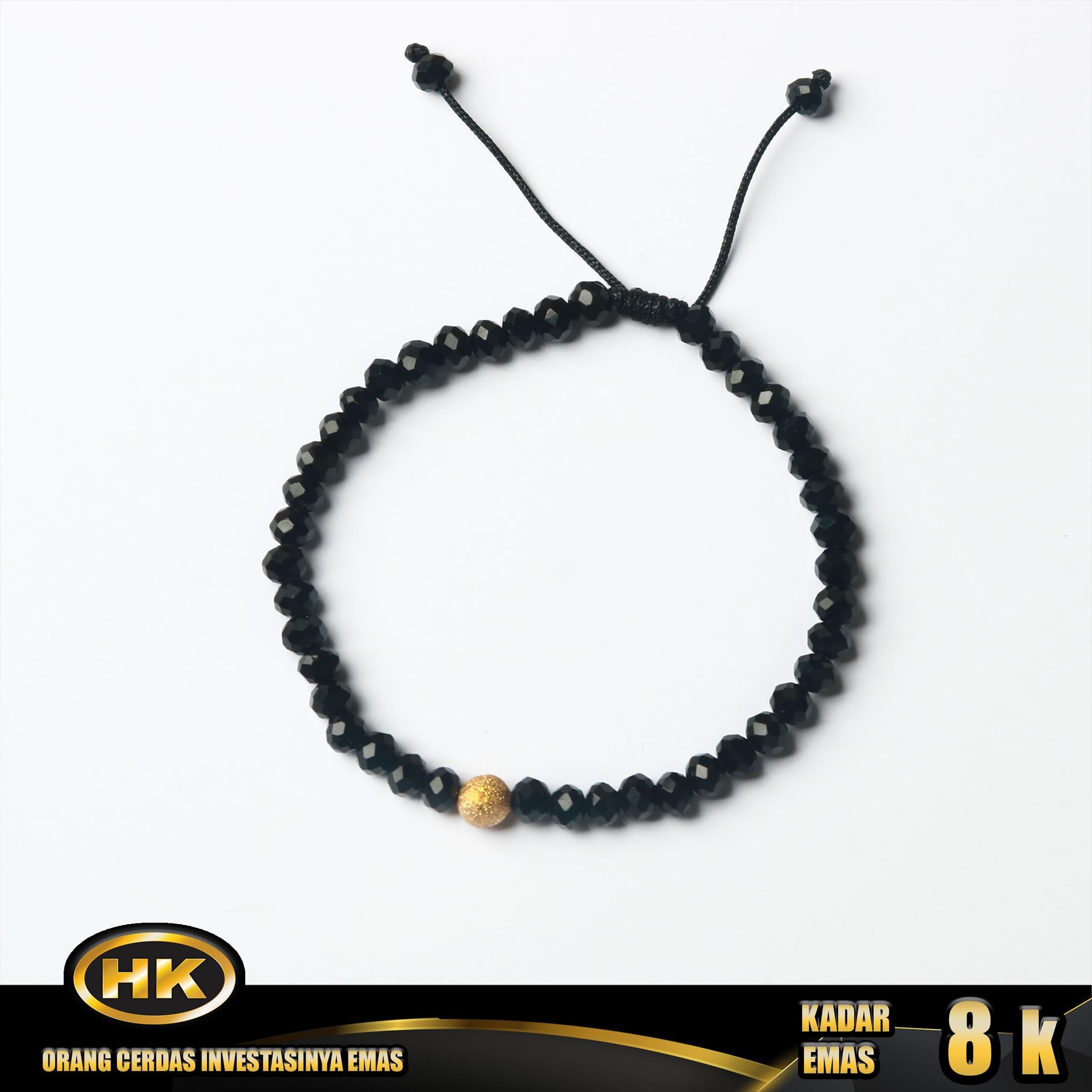 HK Mustika Gold - Gelang Emas  8K - Type 680 Godiva Glitter