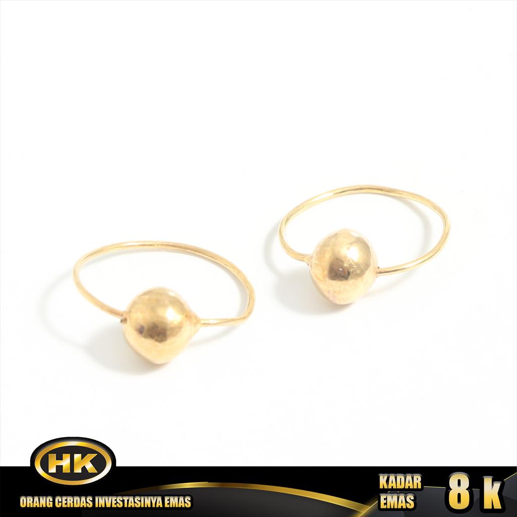 Anting Emas 8K - Tindik  - HK Gold