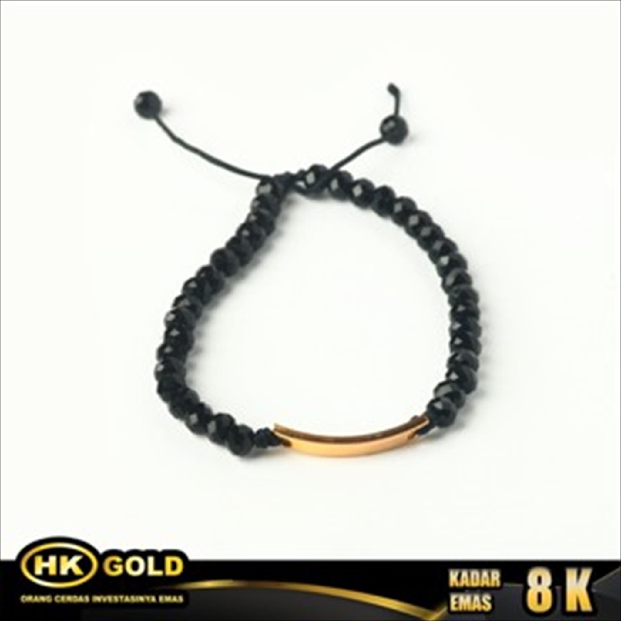 HK MUSTIKA GOLD - GELANG EMAS 8K - TYPE 1300 GODIVA