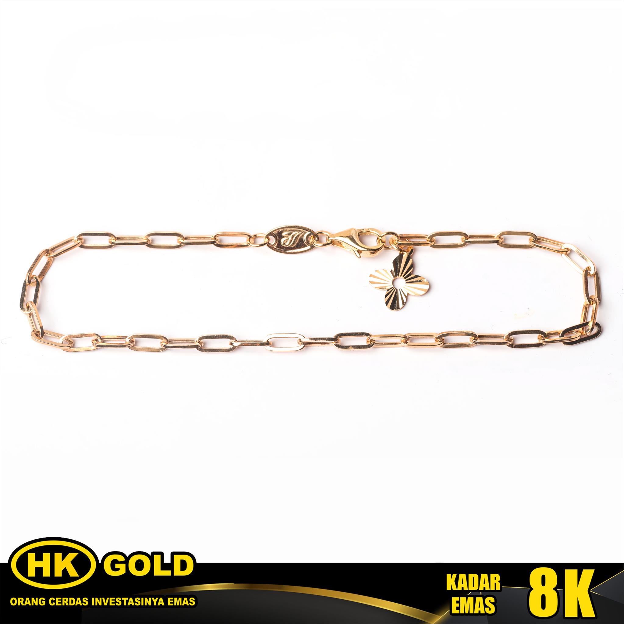 Gelang Emas 8K Bracelet Wanita Type 2459 HK GOLD