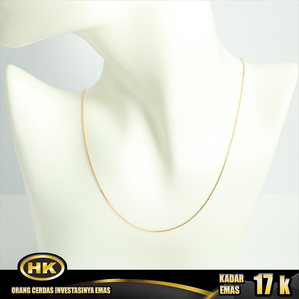 HK Mustika Gold - Kalung Emas 17K - Italy Santa