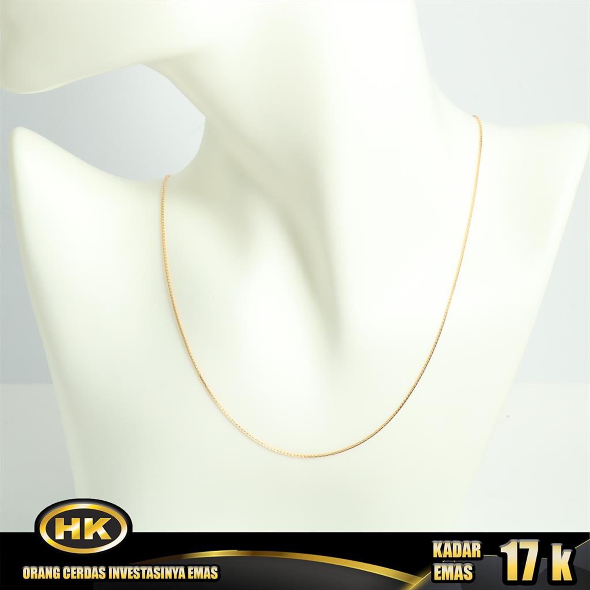 HK Mustika Gold - Kalung Emas 17K - Italy Santa