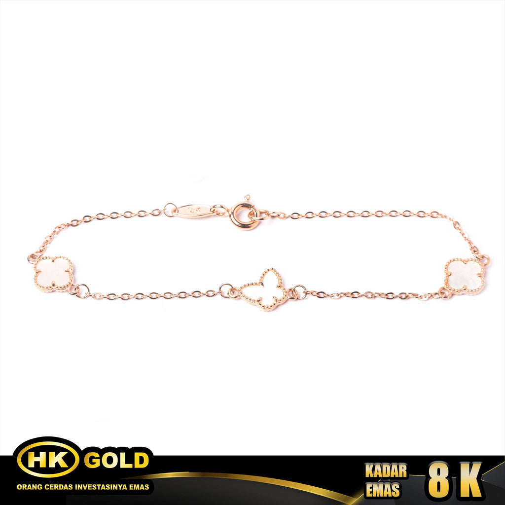 Gelang Emas 8K Type 1665 Vc HK GOLD