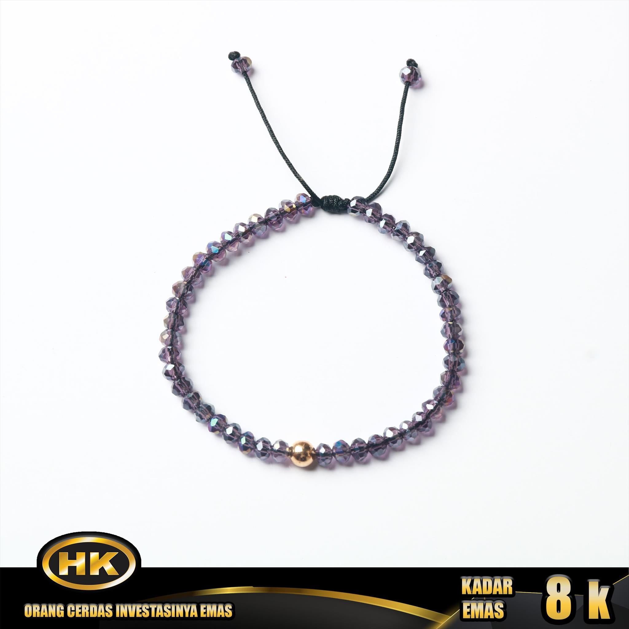 HK Mustika Gold - Gelang Emas  8K - Type 679 Godiva