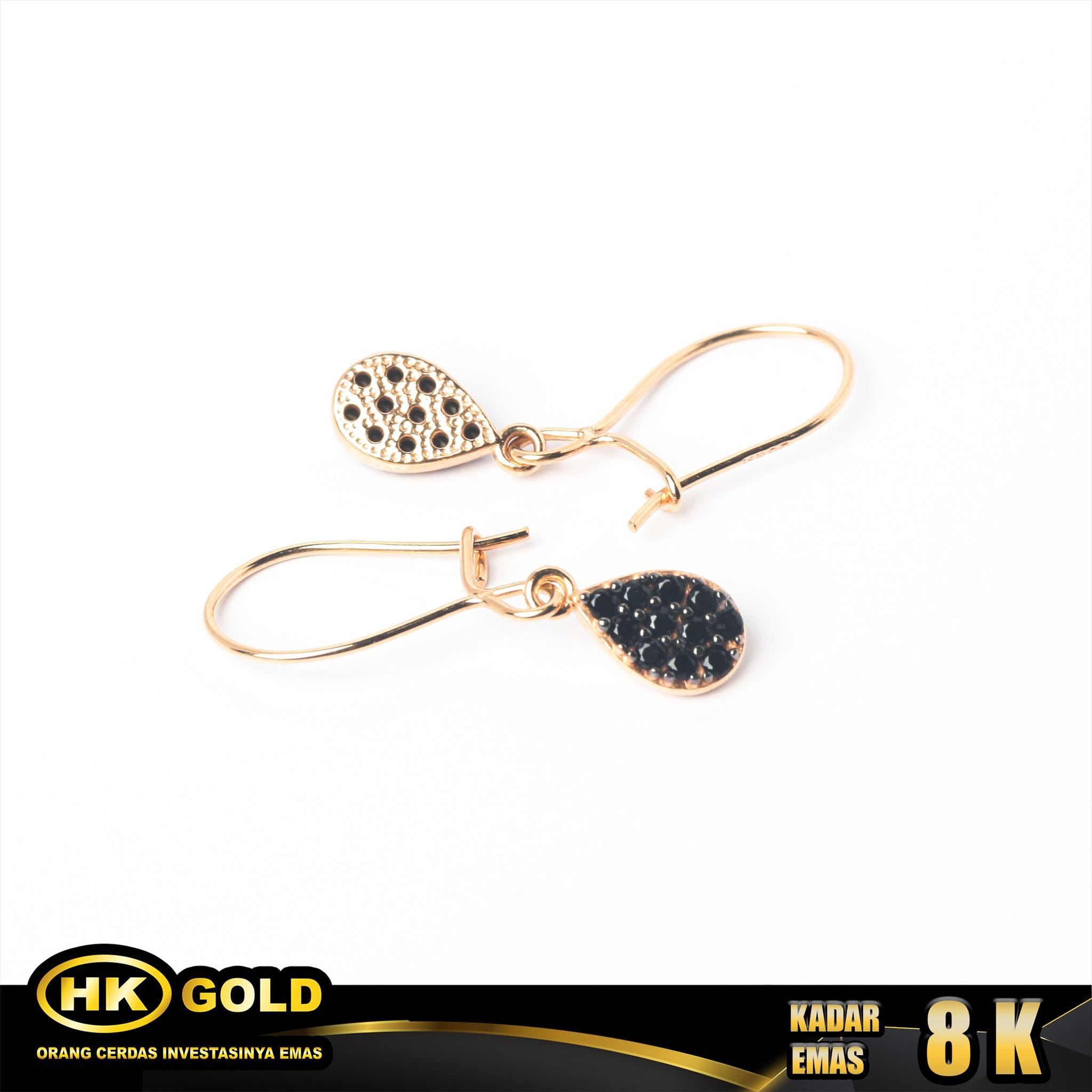 Anting Emas 8K Type 2 HK GOLD